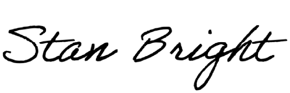Stan Bright signature