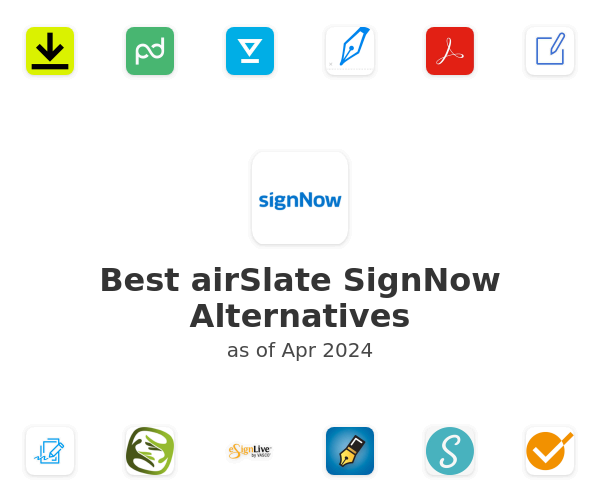 Best SignNow Alternatives