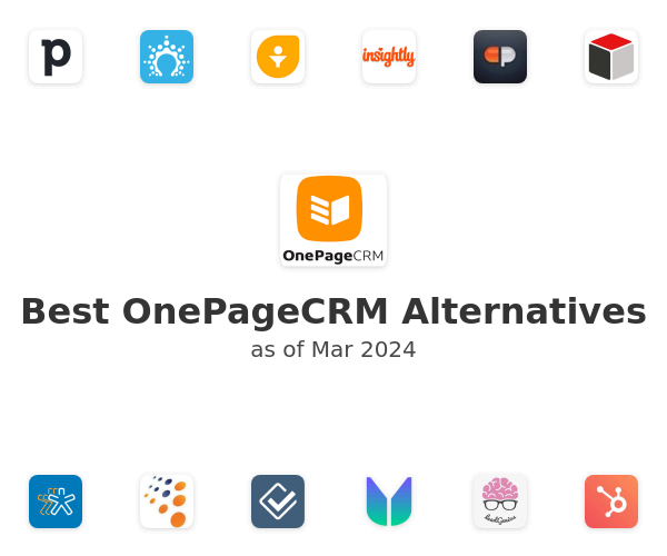 Best OnePageCRM Alternatives