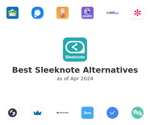 Best Sleeknote Alternatives