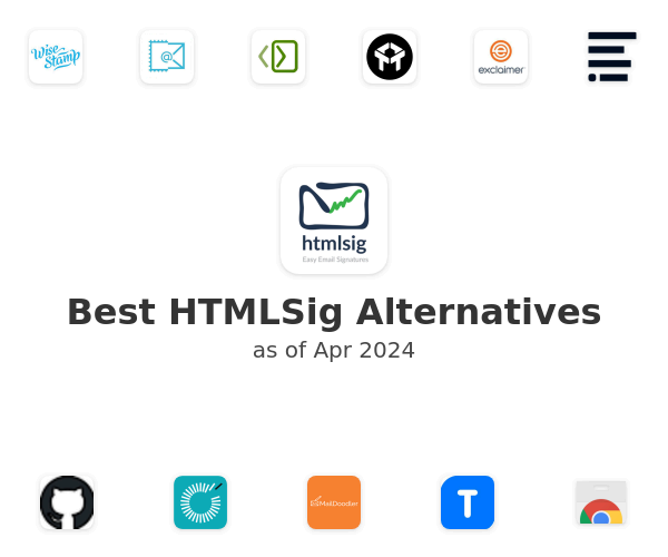 Best HTMLSig Alternatives