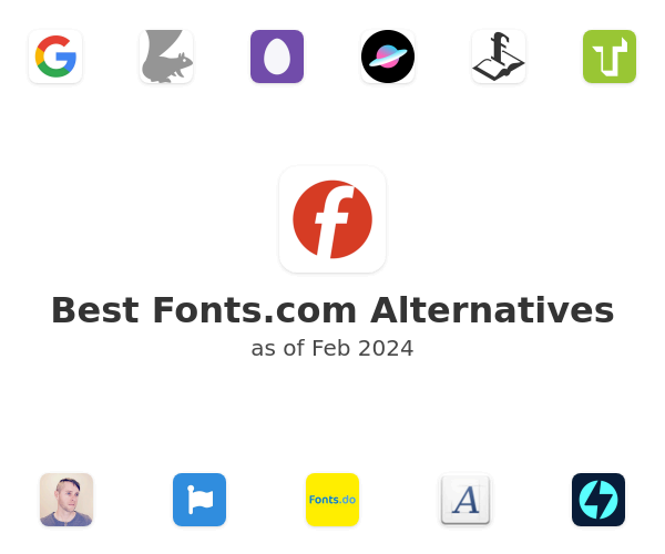 Best Fonts.com Alternatives