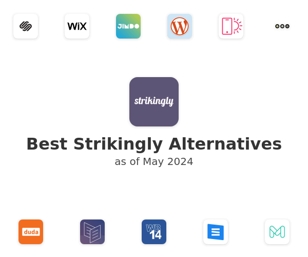 Best Strikingly Alternatives