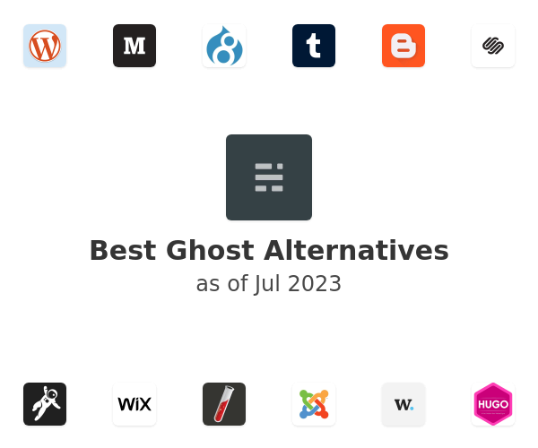 Best Ghost Alternatives