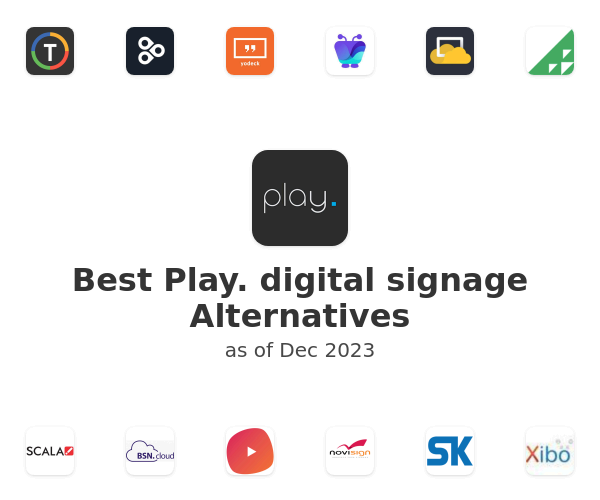 Best Play. digital signage Alternatives