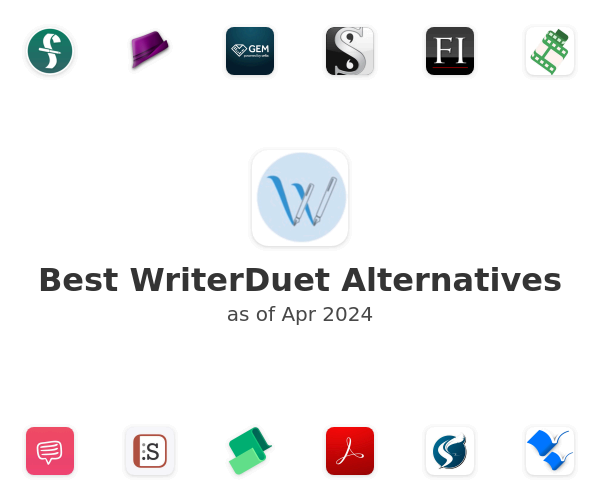 Best WriterDuet Alternatives