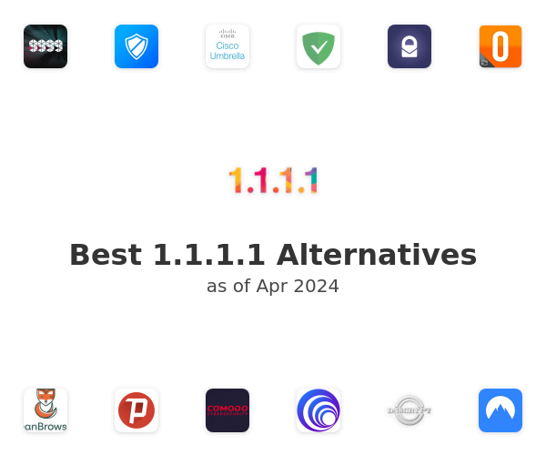Best 1.1.1.1 Alternatives