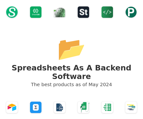 Spreadsheets As A Backend Software