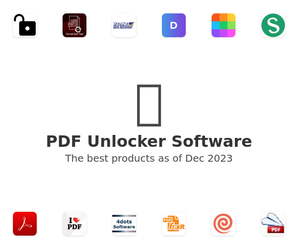 PDF Unlocker Software