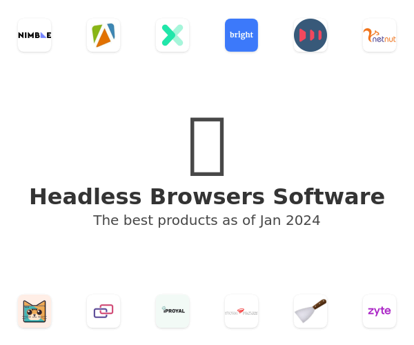 Headless Browsers Software