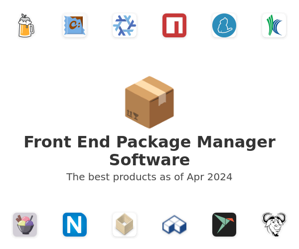 Front End Package Manager Software