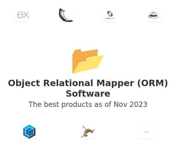 Object Relational Mapper (ORM) Software