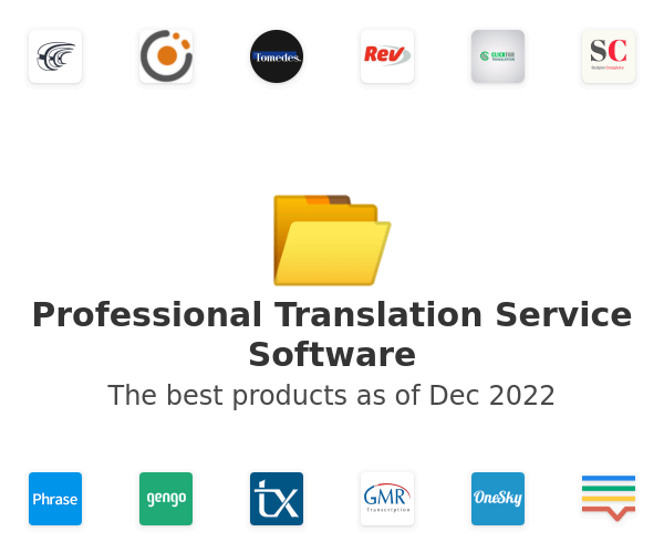 Professional Translation Service Software