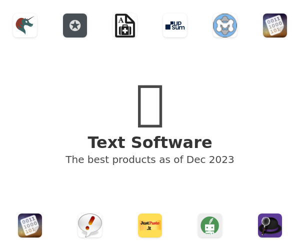 Text Software