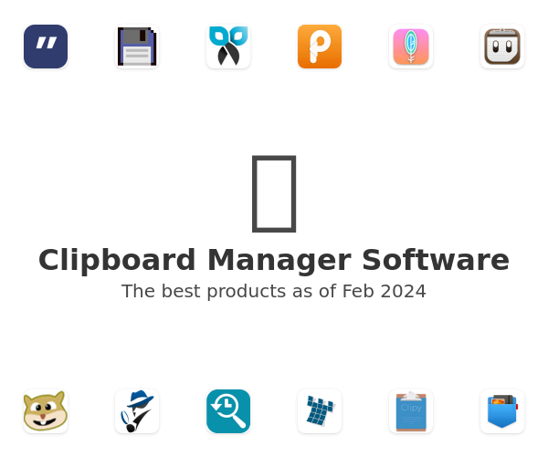 Clipboard Manager Software
