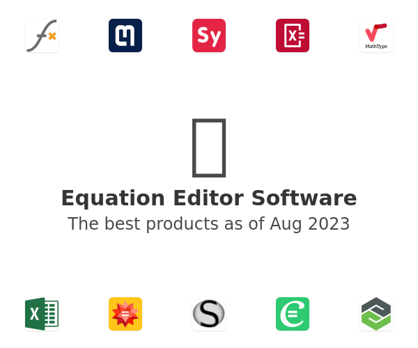 Equation Editor Software