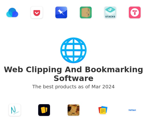 Web Clipping And Bookmarking Software