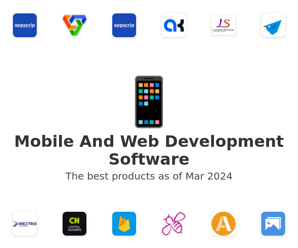 Mobile And Web Development Software