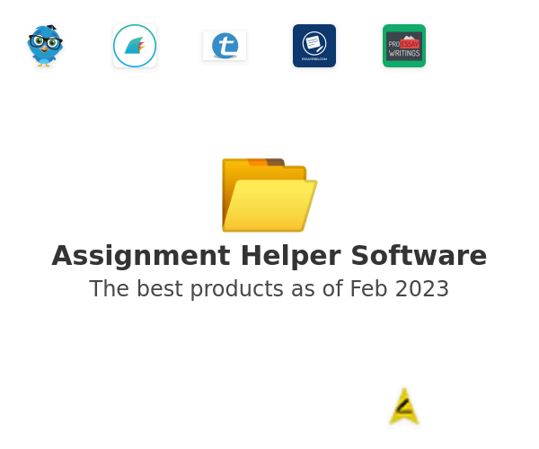 Assignment Helper Software
