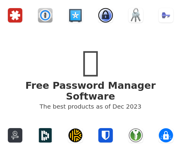 Free Password Manager Software