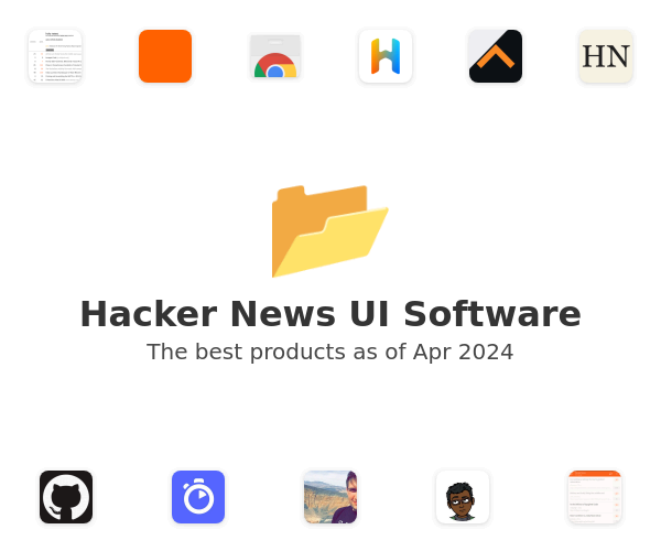 Hacker News UI Software