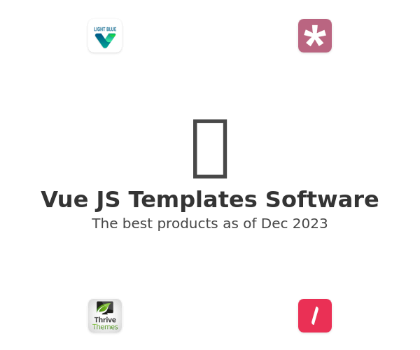 Vue JS Templates Software