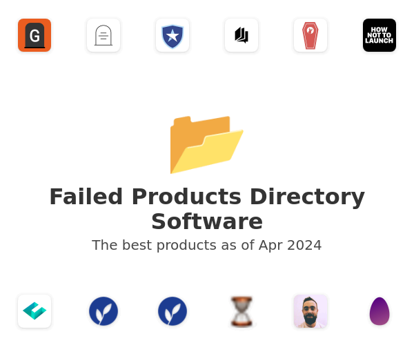 Failed Products Directory Software