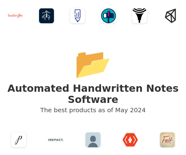 Automated Handwritten Notes Software