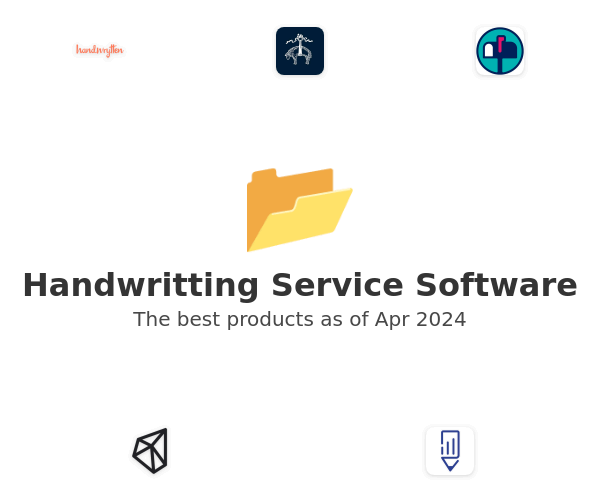 Handwritting Service Software