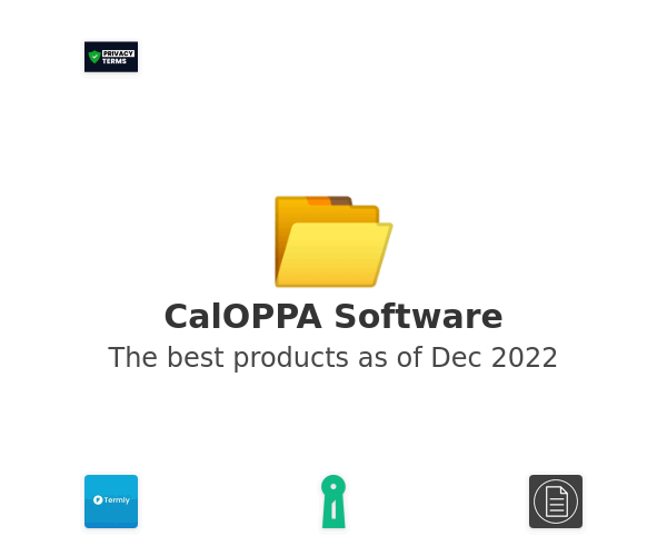 CalOPPA Software