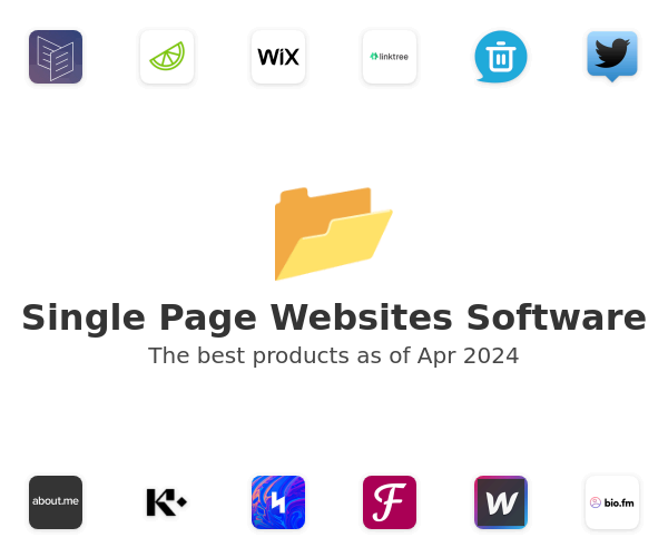 Single Page Websites Software