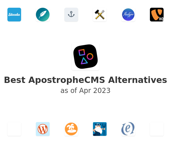 Best ApostropheCMS Alternatives