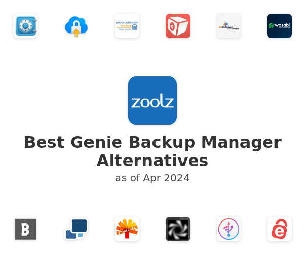 Best Genie Backup Manager Alternatives