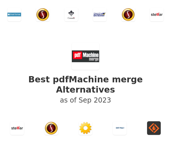 Best pdfMachine merge Alternatives