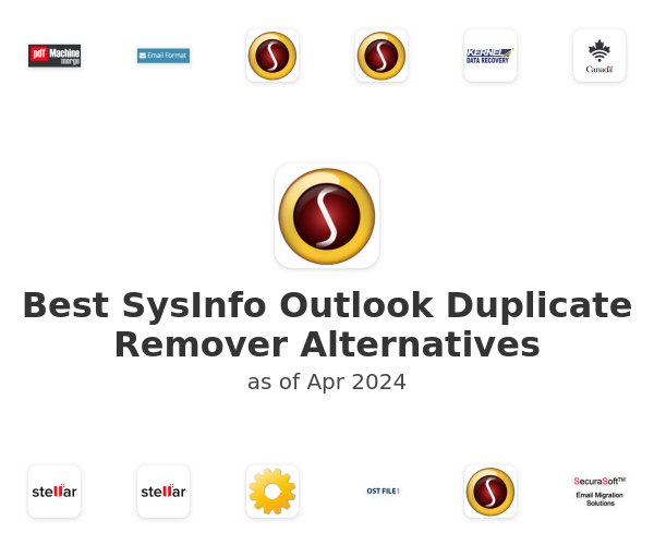 Best SysInfo Outlook Duplicate Remover Alternatives
