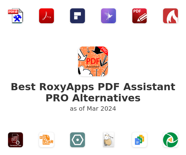 Best RoxyApps PDF Assistant PRO Alternatives