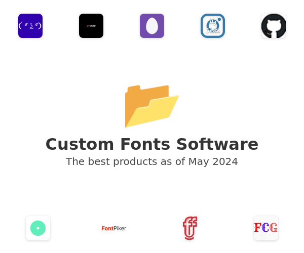 Custom Fonts Software