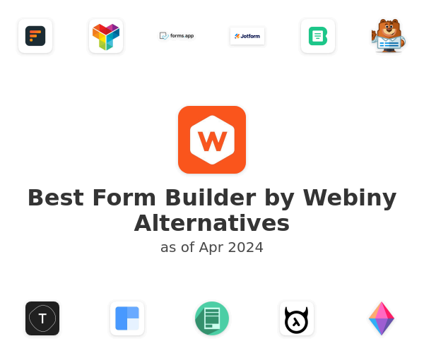 Best Form Builder by Webiny Alternatives