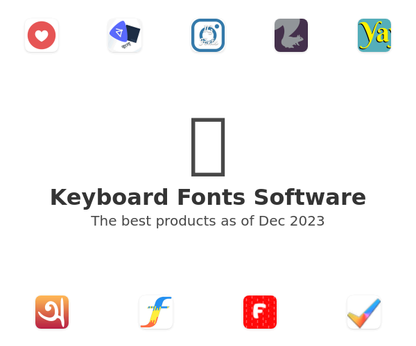Keyboard Fonts Software