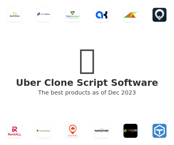 Uber Clone Script Software