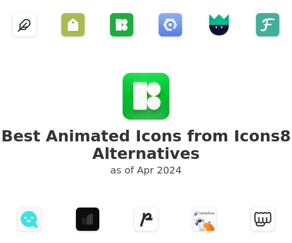 Best Animated Icons from Icons8 Alternatives
