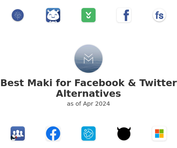 Best Maki for Facebook & Twitter Alternatives