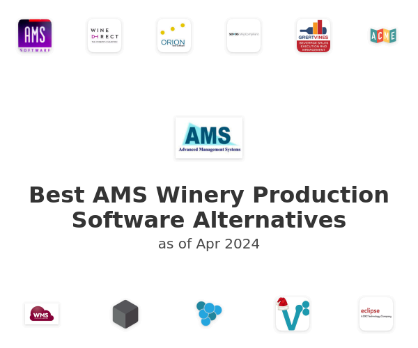 Best AMS Winery Production Software Alternatives
