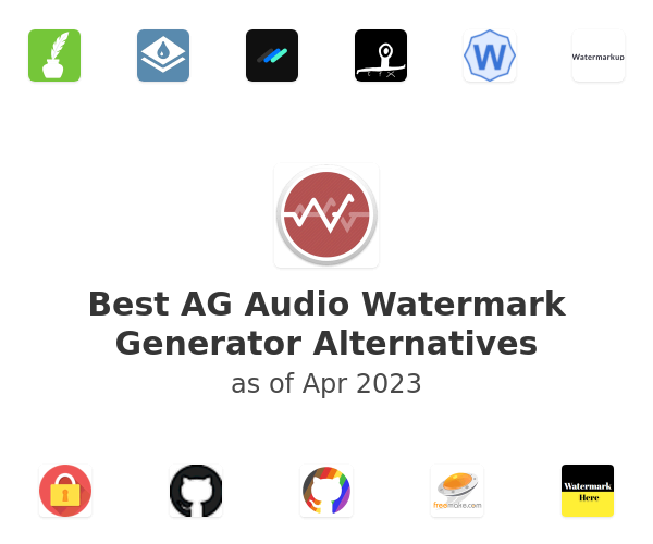 Best AG Audio Watermark Generator Alternatives
