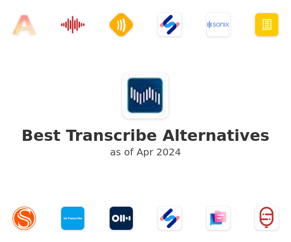Best Transcribe Alternatives