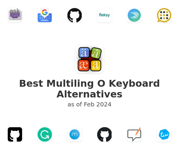 Best Multiling O Keyboard Alternatives