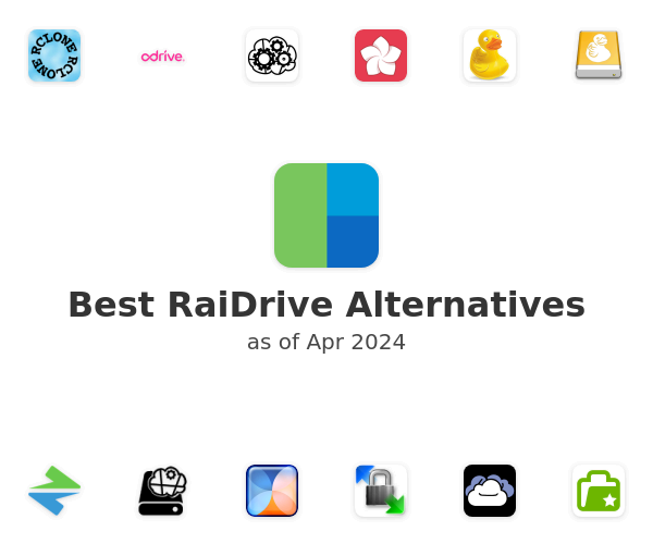 Best RaiDrive Alternatives