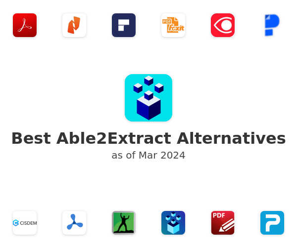 Best Able2Extract Alternatives