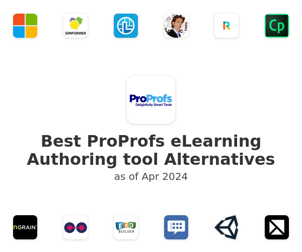 Best ProProfs eLearning Authoring tool Alternatives