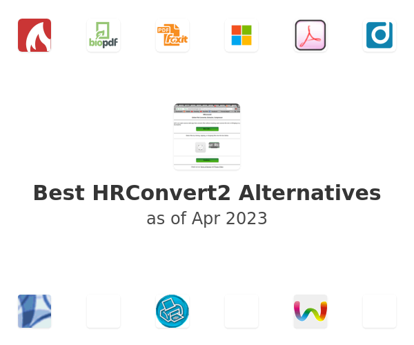 Best HRConvert2 Alternatives
